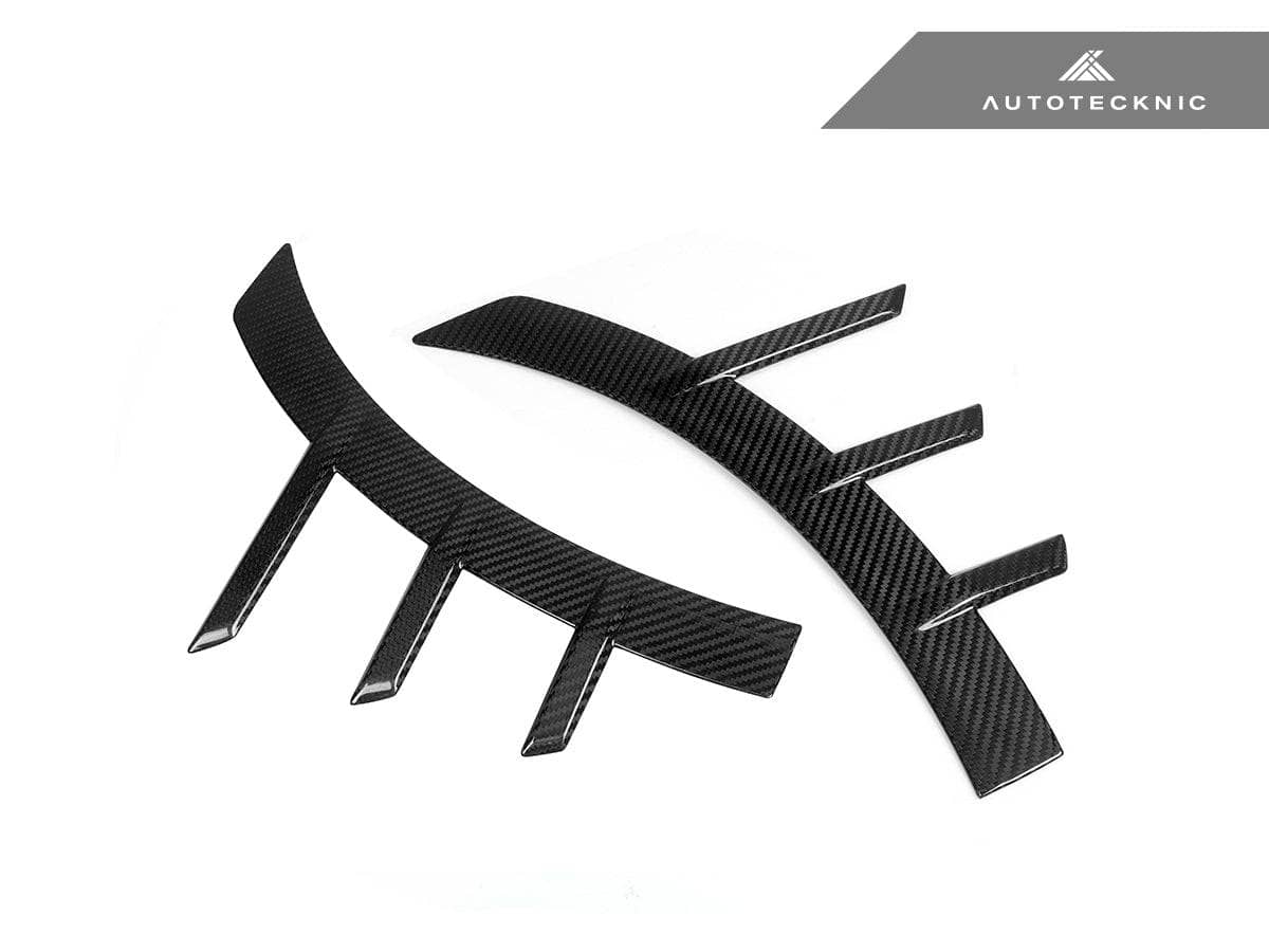 AutoTecknic Dry Carbon Front Fender Arch Trim Set - BMW G87 M2