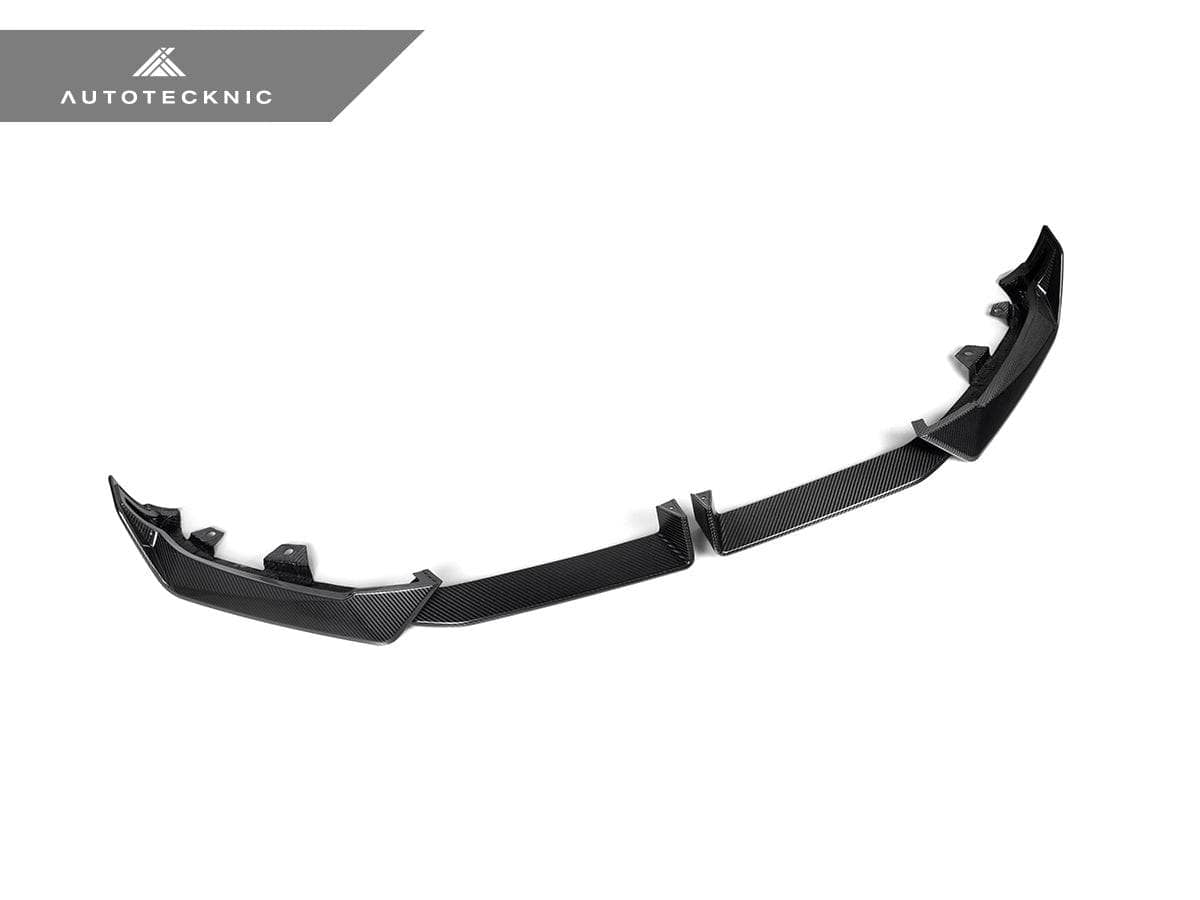 AutoTecknic Dry Carbon Front Lip Set - BMW G06 X6 M-Sport LCI