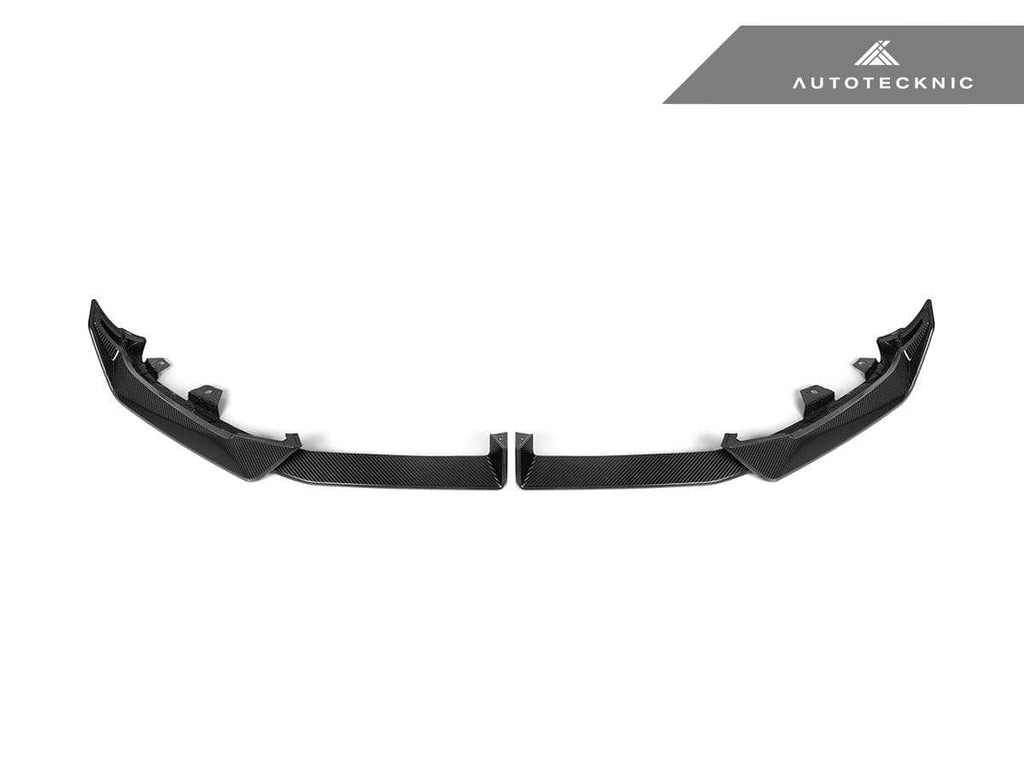 AutoTecknic Dry Carbon Front Lip Set - BMW G06 X6 M-Sport LCI