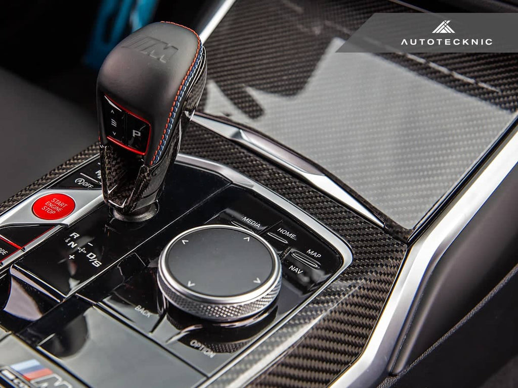 AutoTecknic Dry Carbon Gear Selector Cover - BMW G09 XM