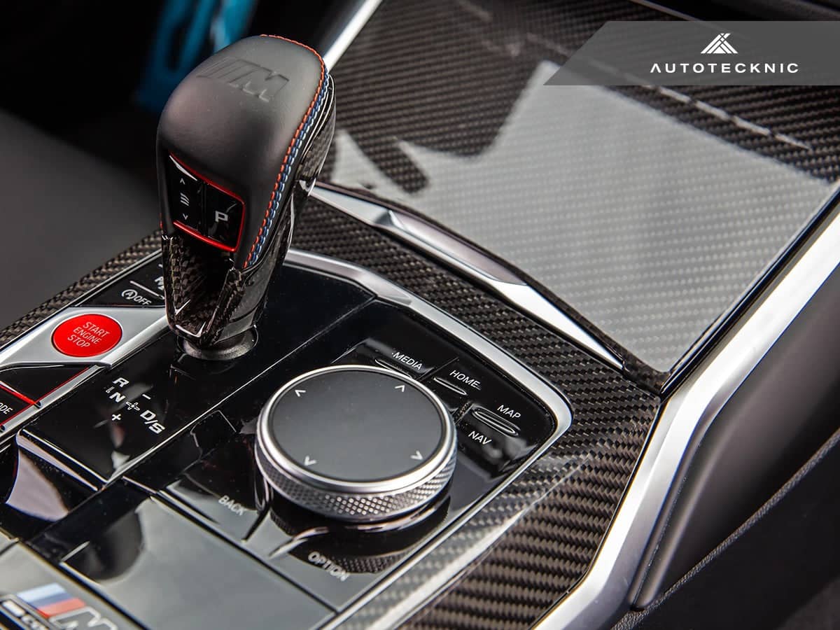 AutoTecknic Dry Carbon Gear Selector Cover - BMW G09 XM