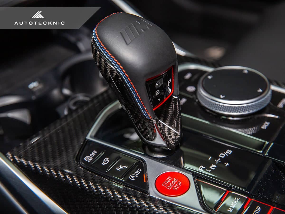 AutoTecknic Dry Carbon Gear Selector Cover - BMW G09 XM
