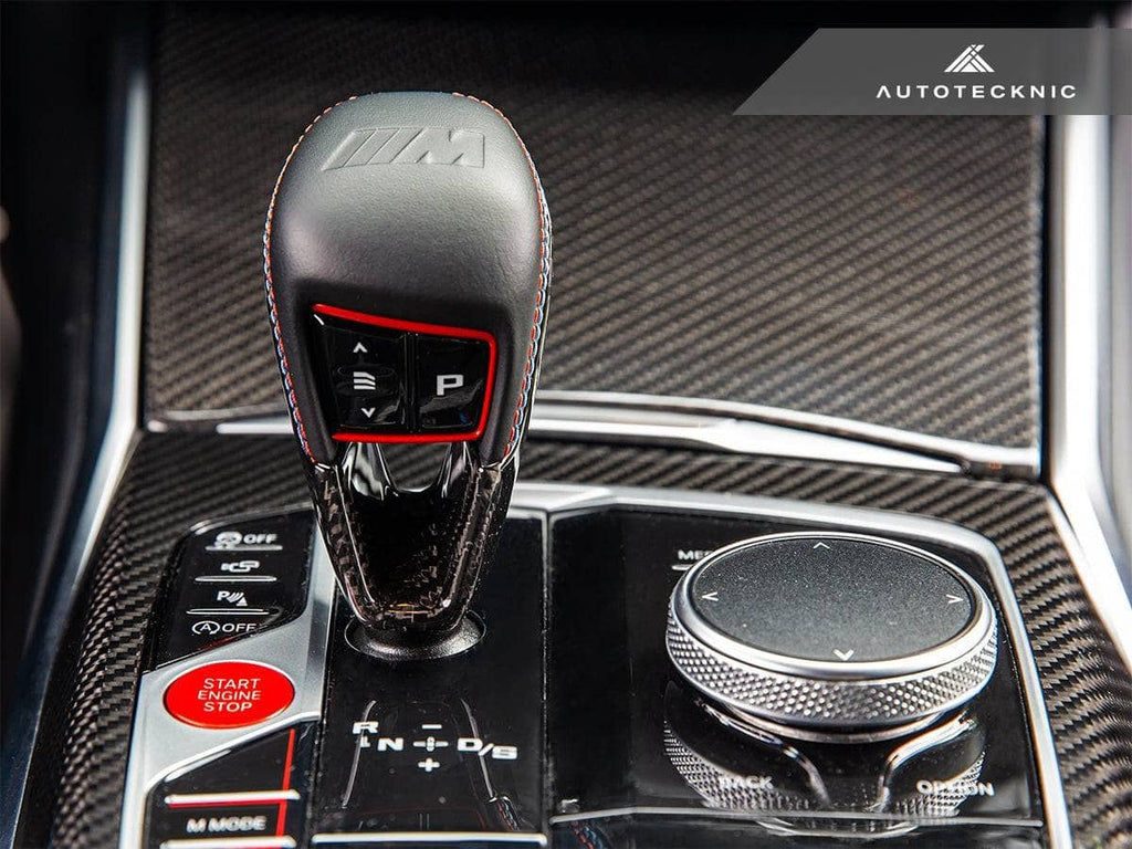 AutoTecknic Dry Carbon Gear Selector Cover - BMW G87 M2