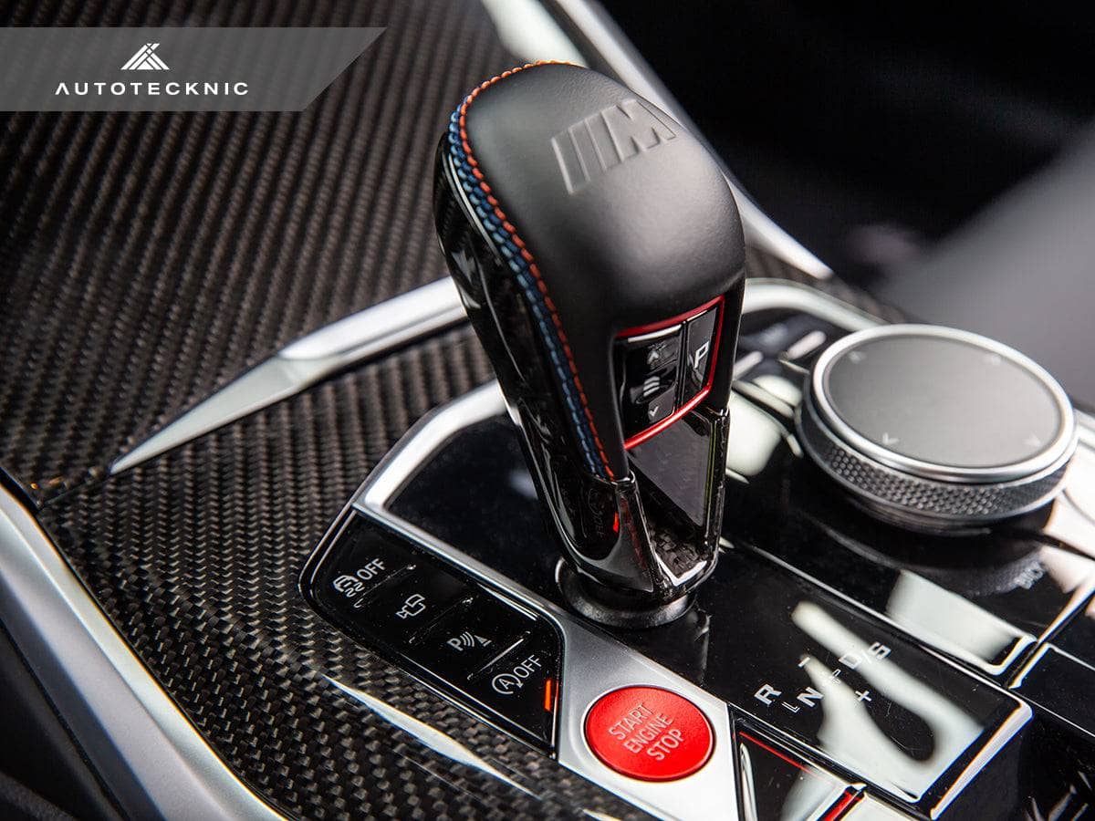 AutoTecknic Dry Carbon Gear Selector Cover - BMW G8X M3/ M4