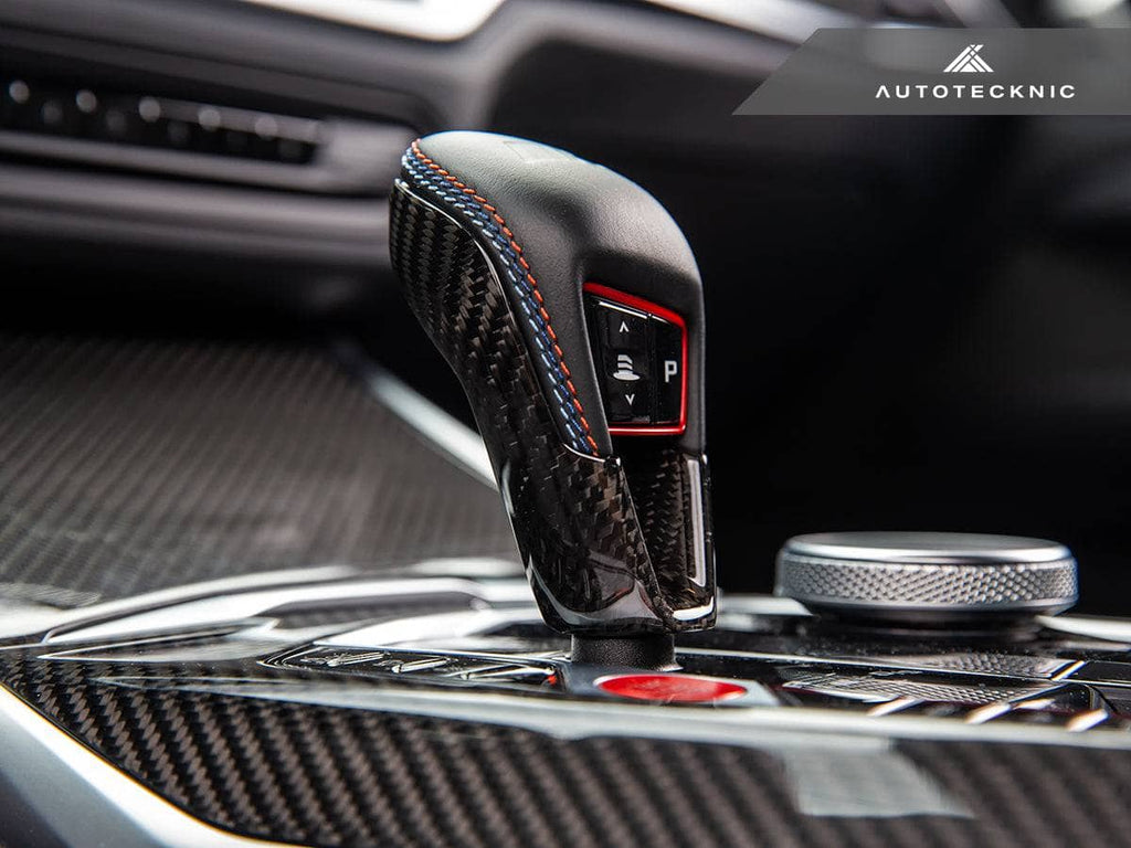 AutoTecknic Dry Carbon Gear Selector Cover - BMW G8X M3/ M4