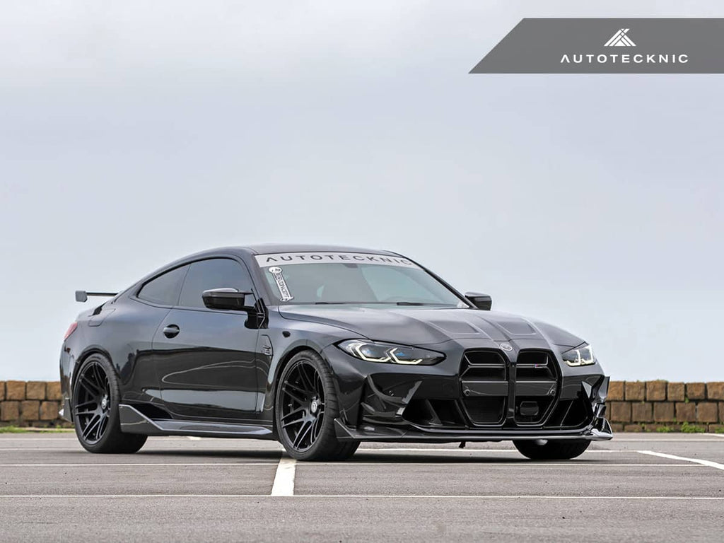 AutoTecknic Dry Carbon GT4 Canard Set - BMW G80 M3 | G82 M4