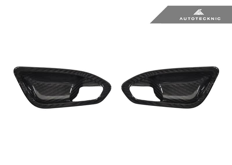 AutoTecknic Dry Carbon Interior Door Handle Trim Set - BMW F87 M2 | F22 2-Series | F20 1-Series