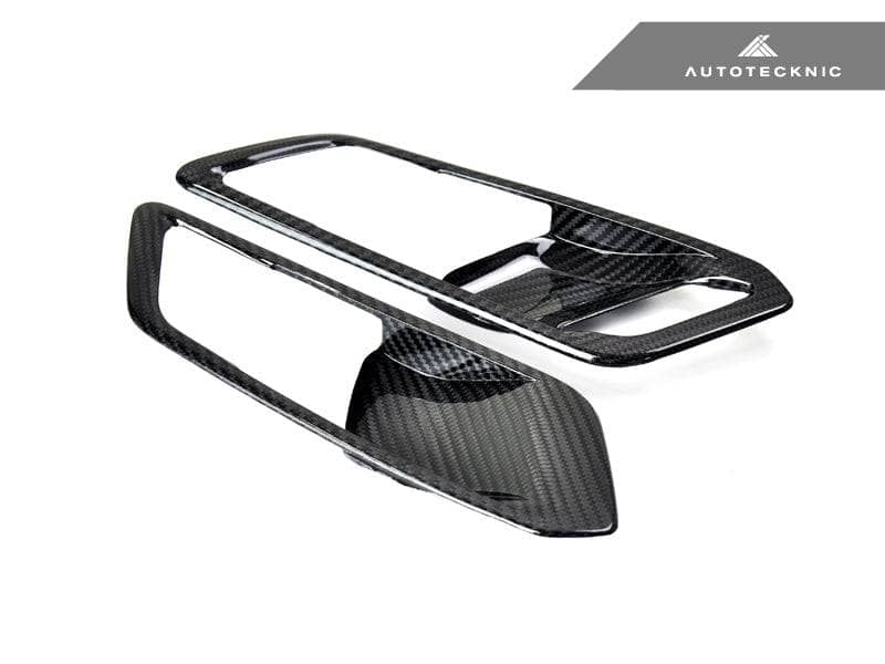 AutoTecknic Dry Carbon Interior Door Handle Trim Set - BMW G20 3-Series