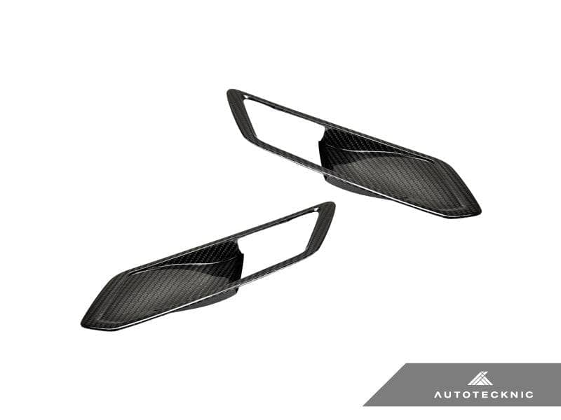 AutoTecknic Dry Carbon Interior Door Handle Trim Set - BMW G20 3-Series