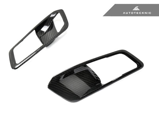 AutoTecknic Dry Carbon Interior Door Handle Trim Set - BMW G20 3-Series