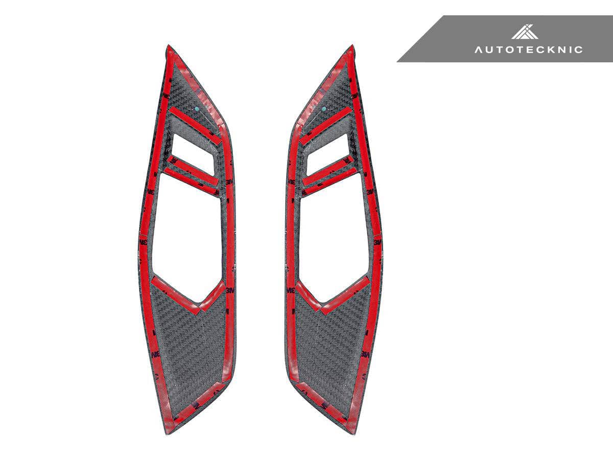 AutoTecknic Dry Carbon Interior Door Handle Trim Set - BMW G22 4-Series