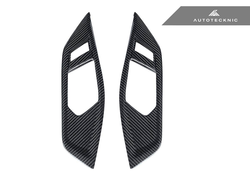AutoTecknic Dry Carbon Interior Door Handle Trim Set - BMW G22 4-Series