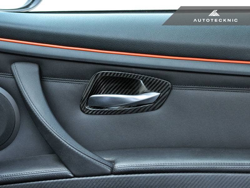 AutoTecknic Dry Carbon Interior Door Handle Trims - BMW E92 3-Series & M3 | E93 3-Series & M3