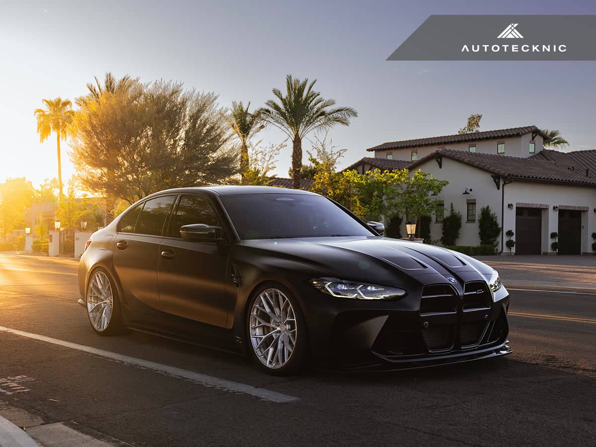 AutoTecknic Dry Carbon Motorsport V1 Front Grille Set - BMW G80 M3 | G82/ G83 M4