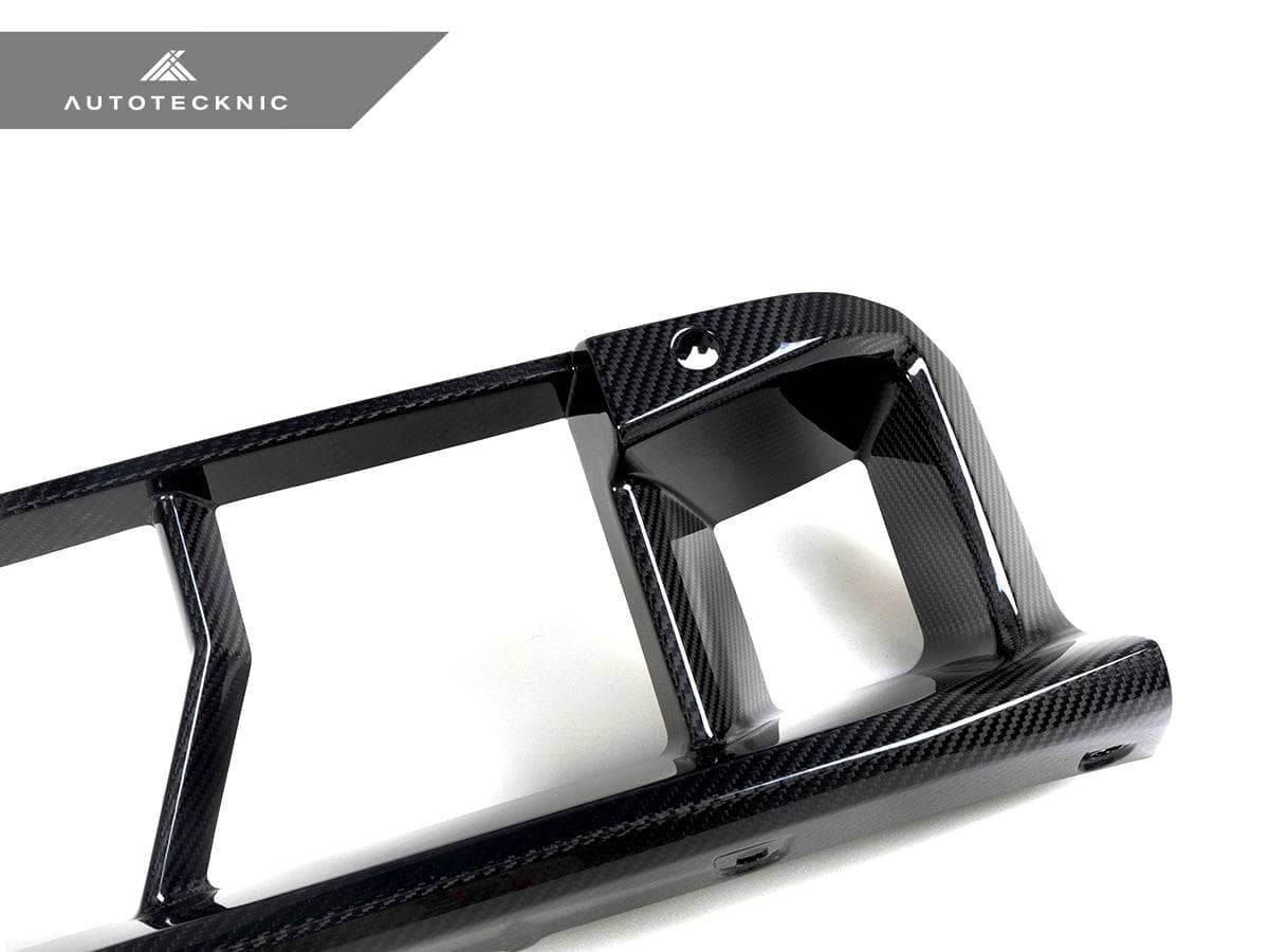 AutoTecknic Dry Carbon OEM-Spec Center Bumper Trim - BMW G87 M2