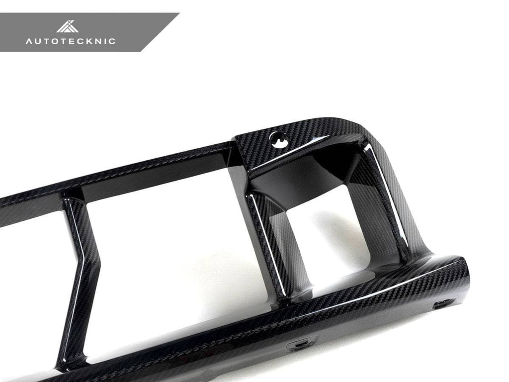 AutoTecknic Dry Carbon OEM-Spec Center Bumper Trim - BMW G87 M2