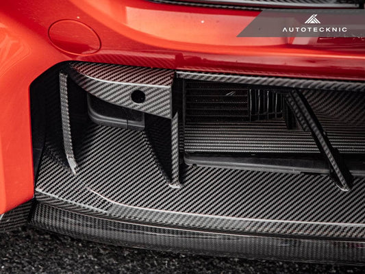AutoTecknic Dry Carbon OEM-Spec Center Bumper Trim - BMW G87 M2