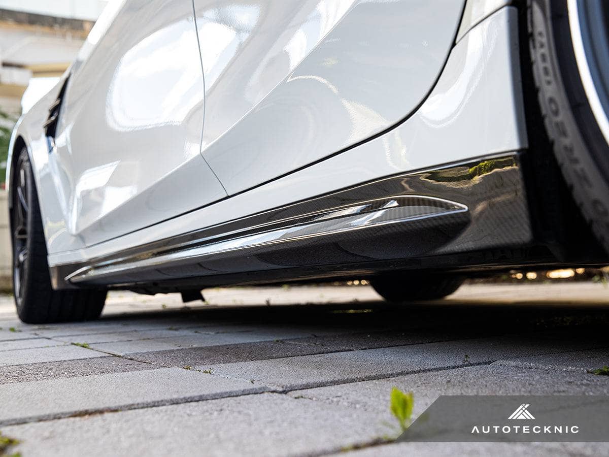 AutoTecknic Dry Carbon OEM-Spec Side Skirt Set - BMW G80/ G81 M3