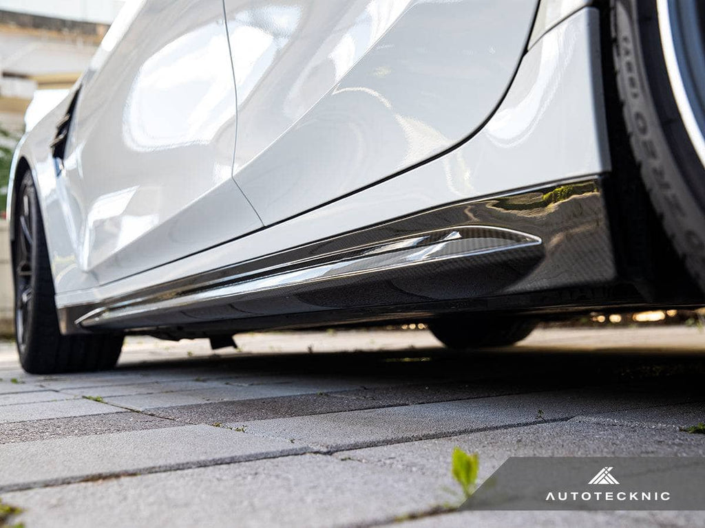 AutoTecknic Dry Carbon OEM-Spec Side Skirt Set - BMW G80/ G81 M3