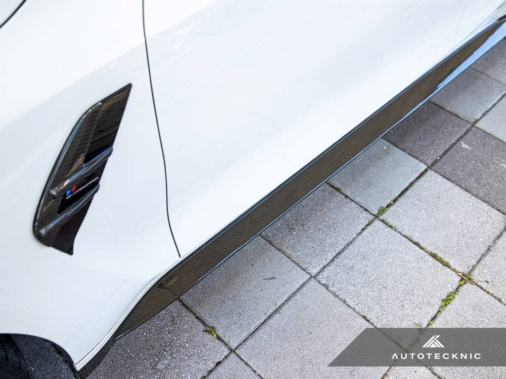 AutoTecknic Dry Carbon OEM-Spec Side Skirt Set - BMW G80/ G81 M3