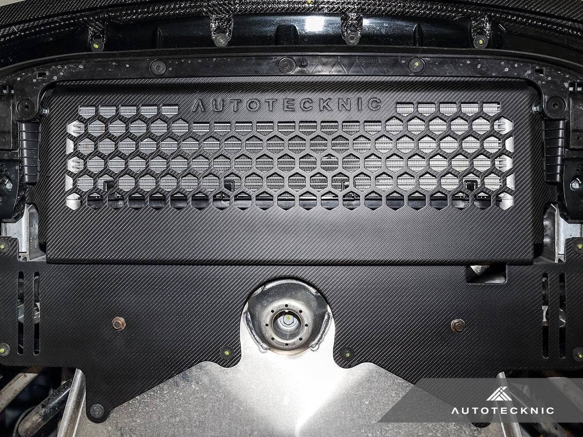 AutoTecknic Dry Carbon Oil Cooler Guard - BMW G87 M2 | G80 M3 | G82/ G83 M4