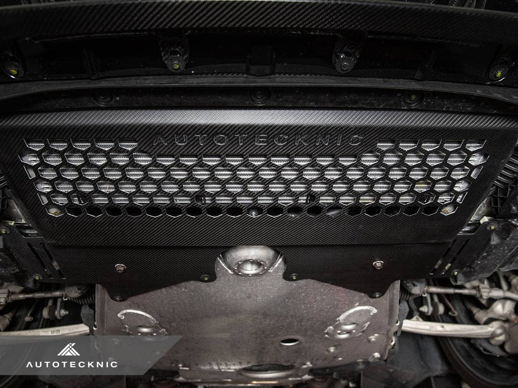 AutoTecknic Dry Carbon Oil Cooler Guard - BMW G87 M2 | G80 M3 | G82/ G83 M4