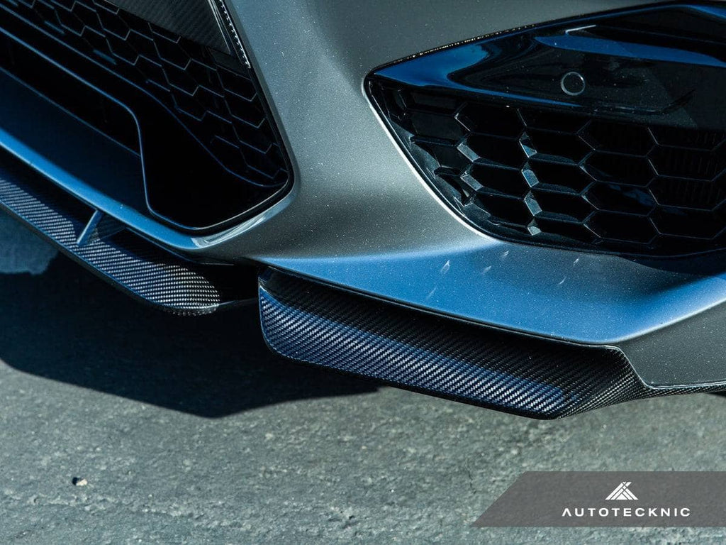 AutoTecknic Dry Carbon Performante Aero Splitter & Center Lip Set - BMW F97 X3M | F98 X4M