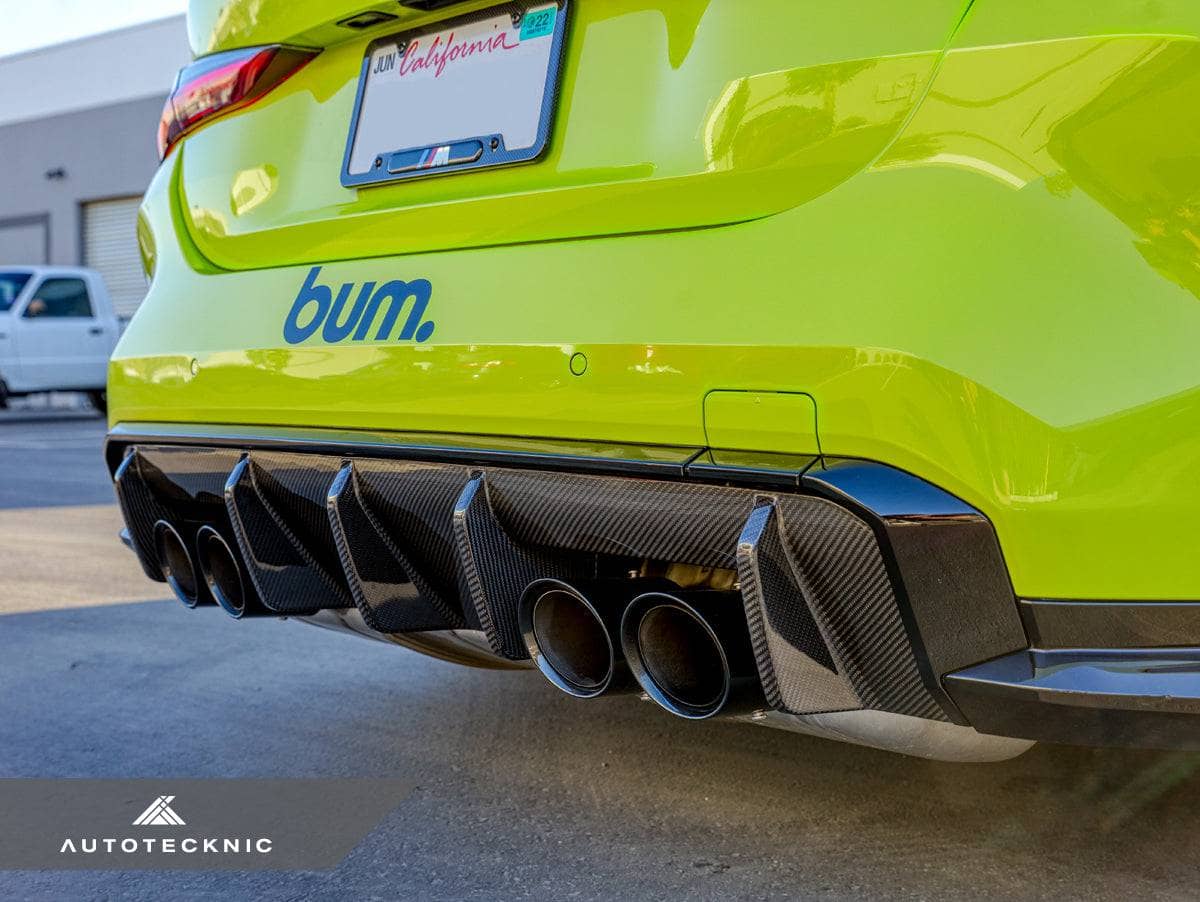 AutoTecknic Dry Carbon Performante Rear Diffuser - BMW G80/ G81 M3 | G82/ G83 M4