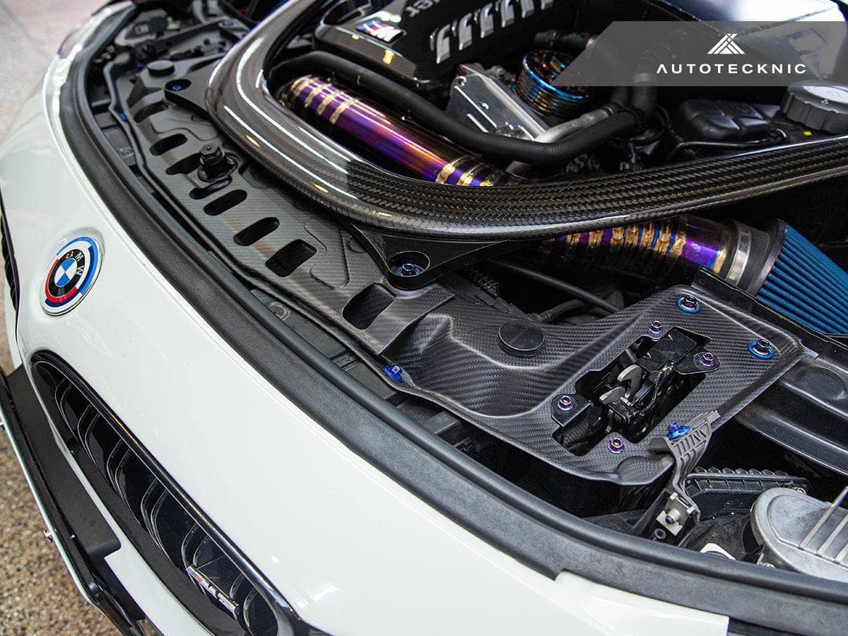 AutoTecknic Dry Carbon Radiator Support Brace - BMW F8X M2/ M3/ M4