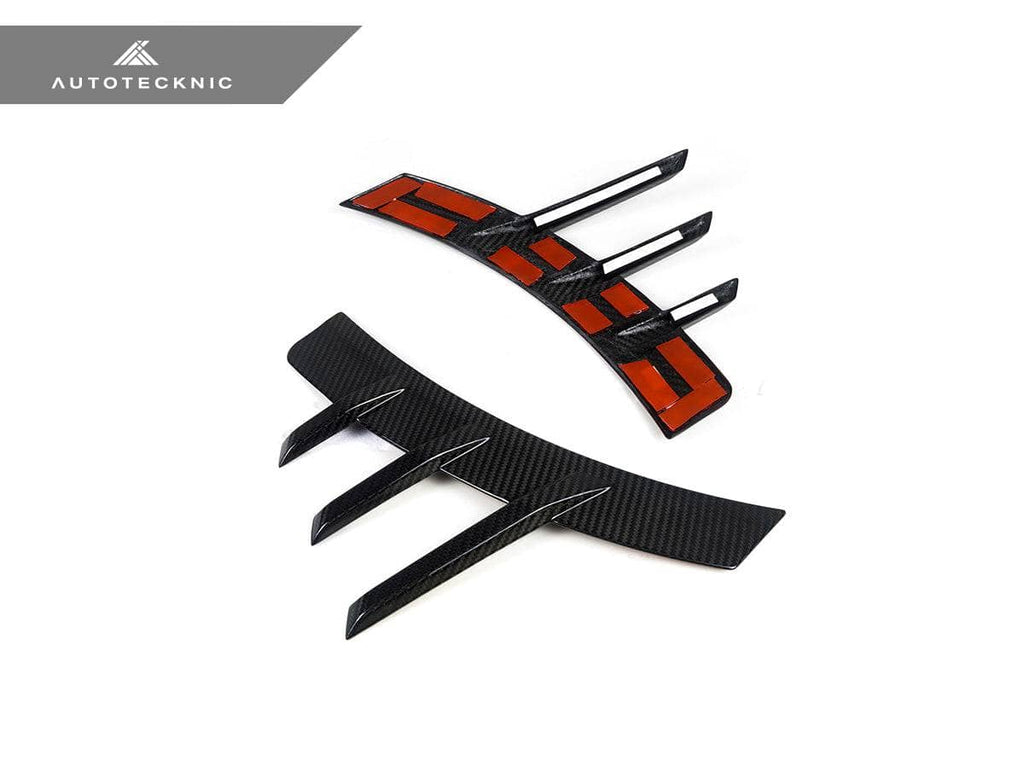 AutoTecknic Dry Carbon Rear Fender Arch Trim Set - BMW G87 M2