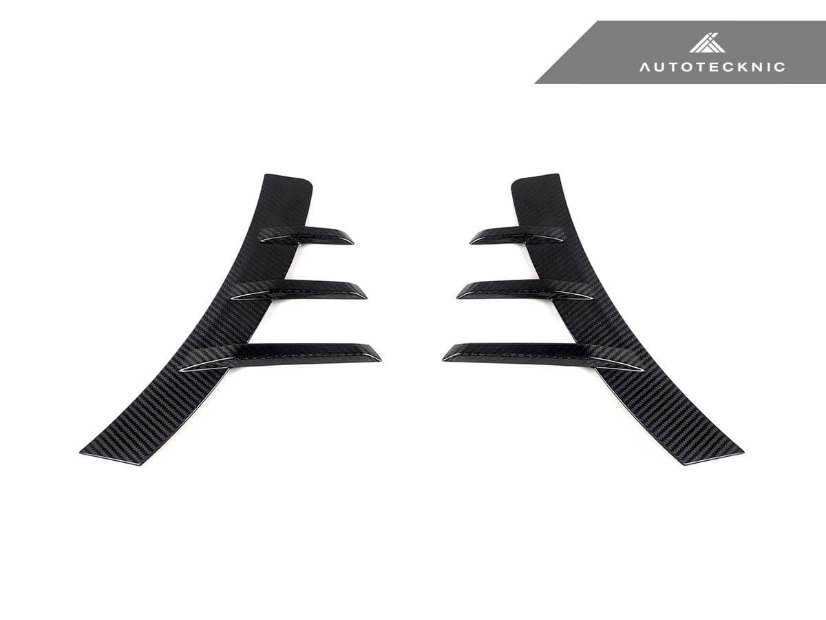 AutoTecknic Dry Carbon Rear Fender Arch Trim Set - BMW G87 M2