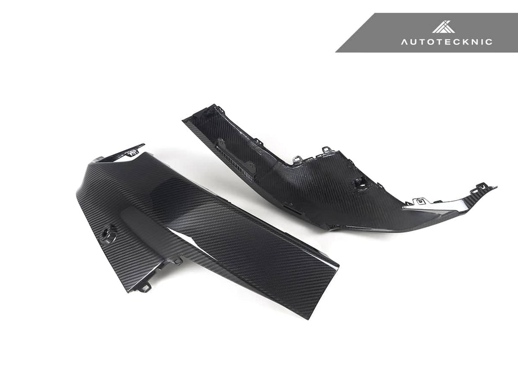 AutoTecknic Dry Carbon Rear Side Diffuser Set - BMW G42 2-Series