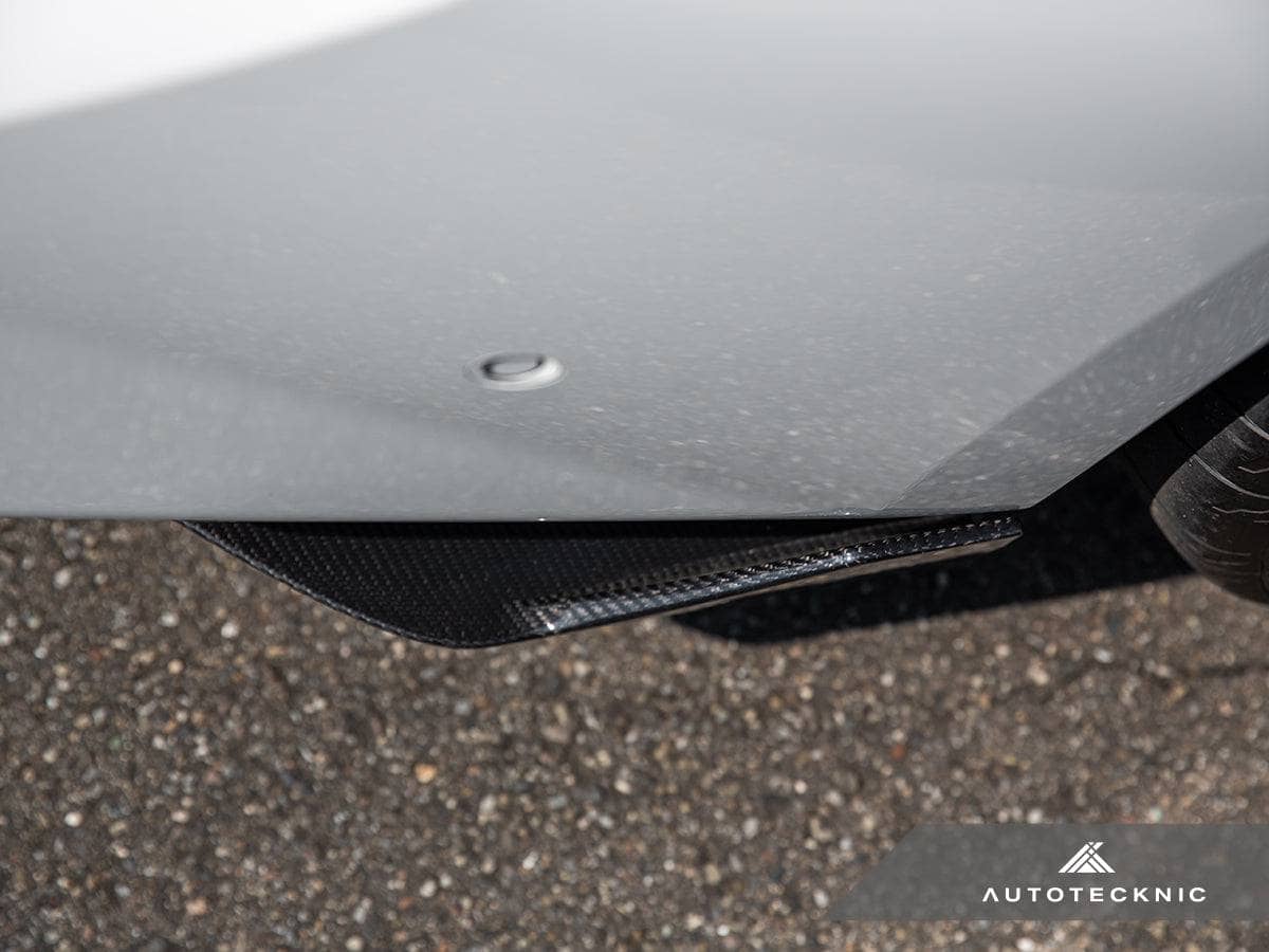 AutoTecknic Dry Carbon Rear Splitter Set - BMW G87 M2