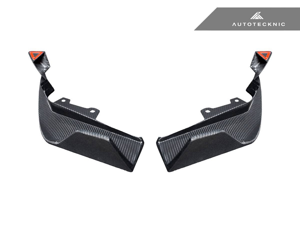 AutoTecknic Dry Carbon Rear Splitter Set - BMW G87 M2