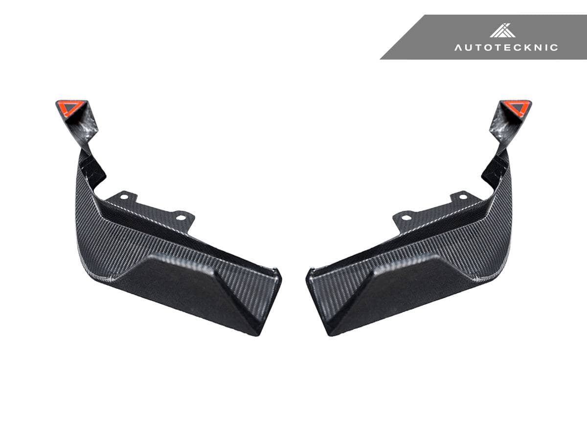 AutoTecknic Dry Carbon Rear Splitter Set - BMW G87 M2
