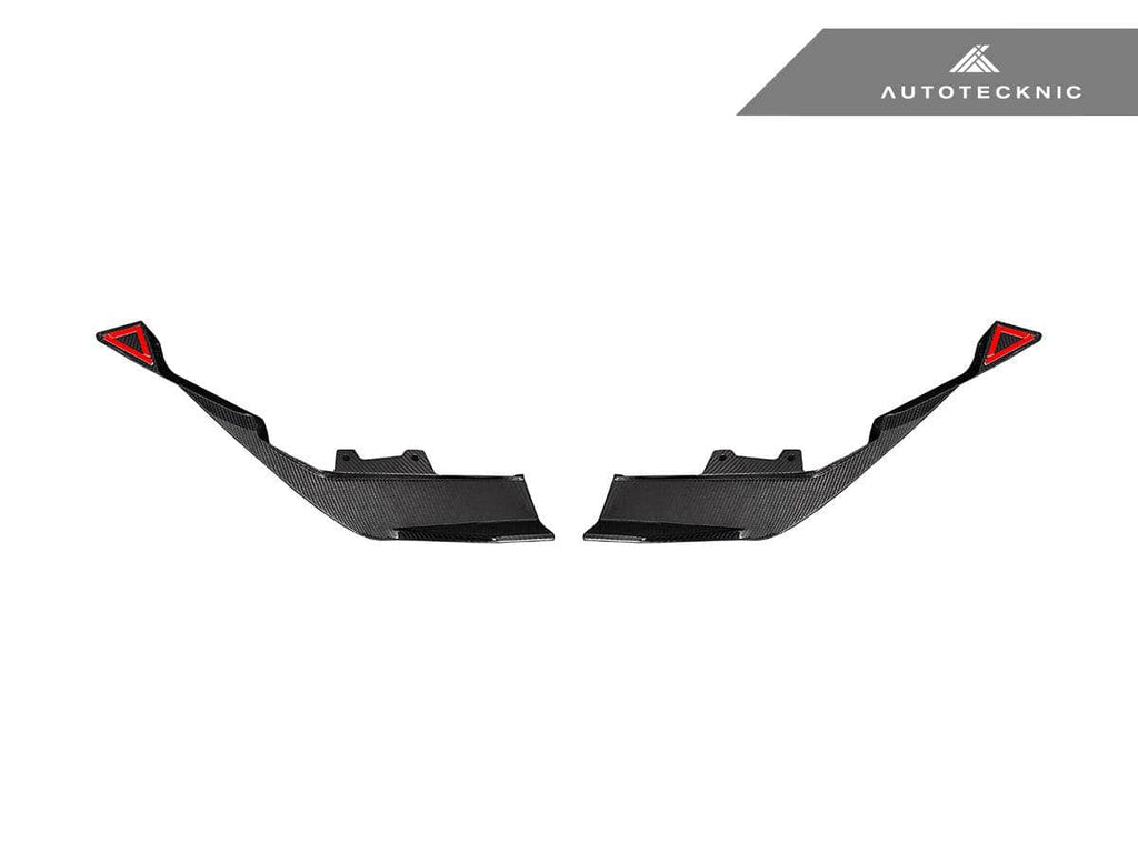AutoTecknic Dry Carbon Rear Splitter Set - BMW G87 M2