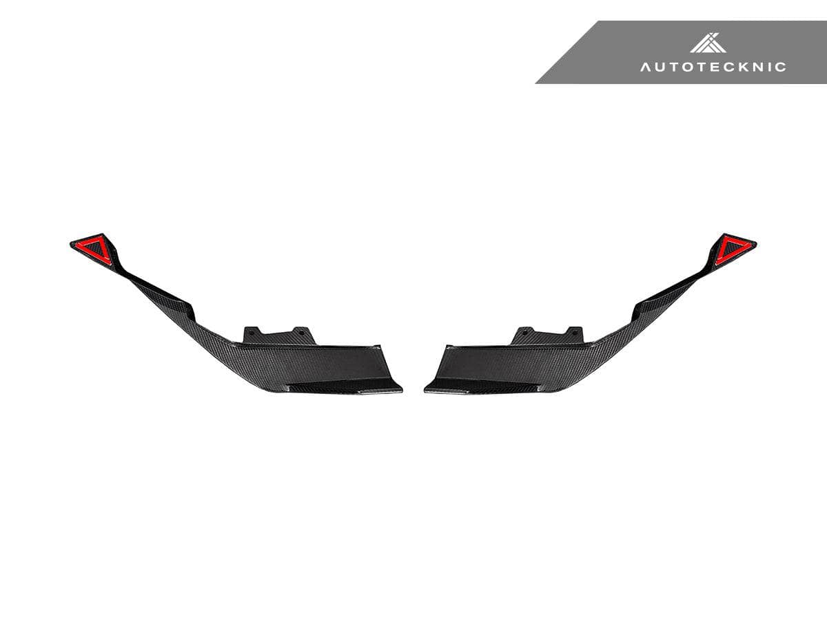 AutoTecknic Dry Carbon Rear Splitter Set - BMW G87 M2