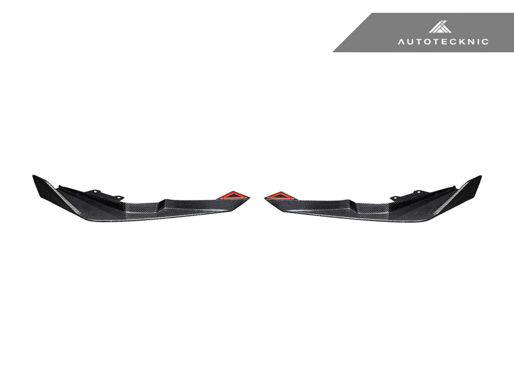 AutoTecknic Dry Carbon Rear Splitter Set - BMW G87 M2