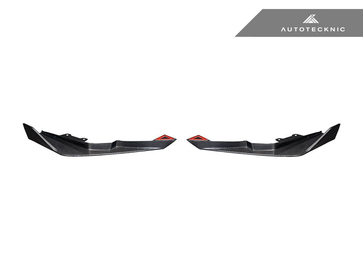 AutoTecknic Dry Carbon Rear Splitter Set - BMW G87 M2