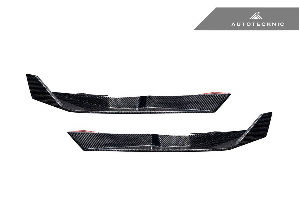 AutoTecknic Dry Carbon Rear Splitter Set - BMW G87 M2