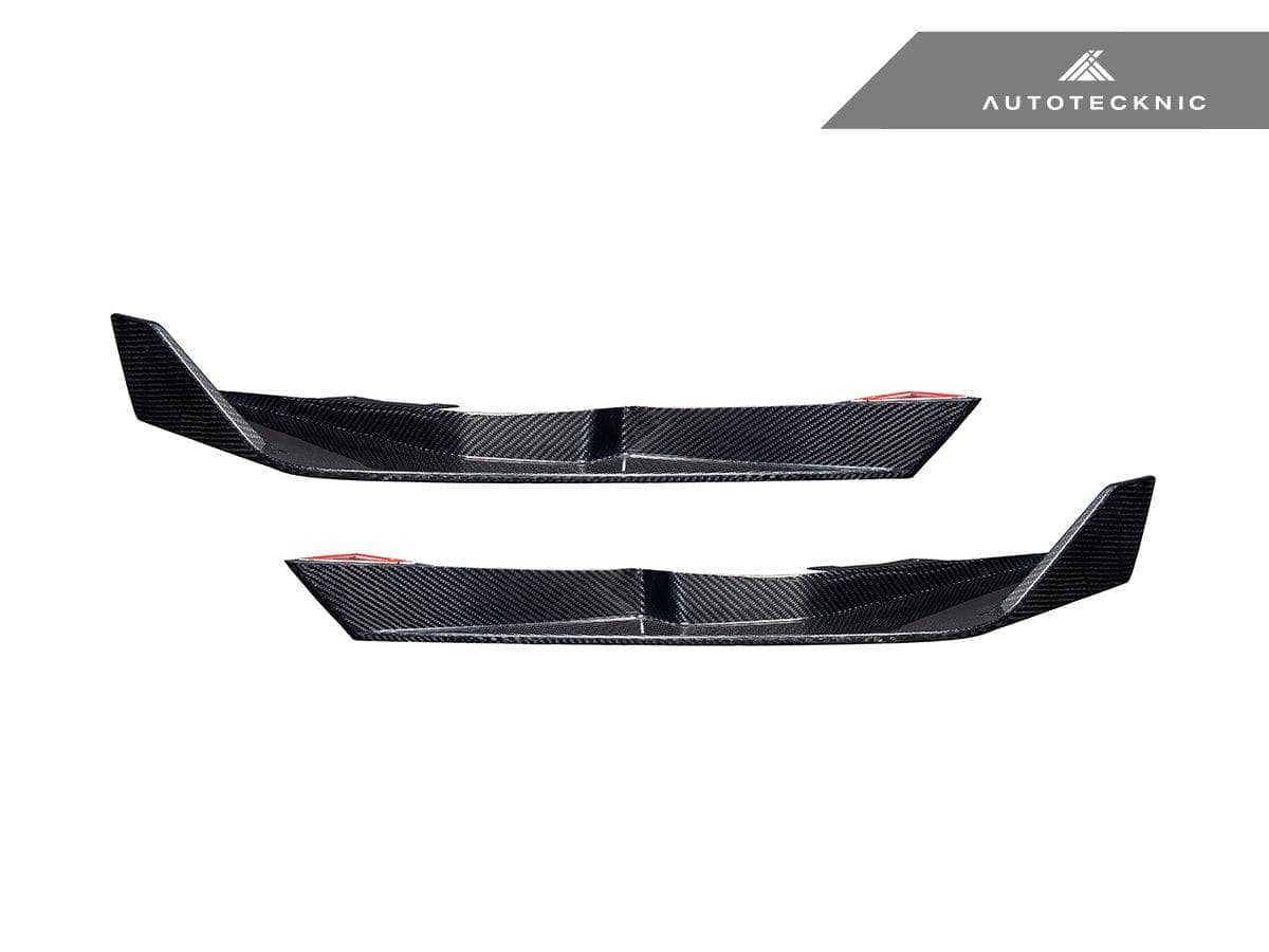 AutoTecknic Dry Carbon Rear Splitter Set - BMW G87 M2