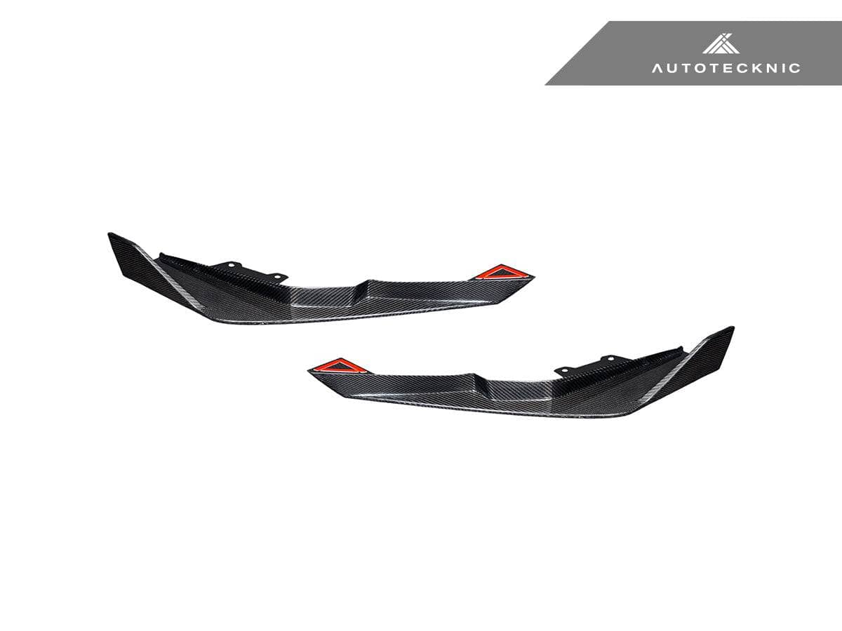AutoTecknic Dry Carbon Rear Splitter Set - BMW G87 M2