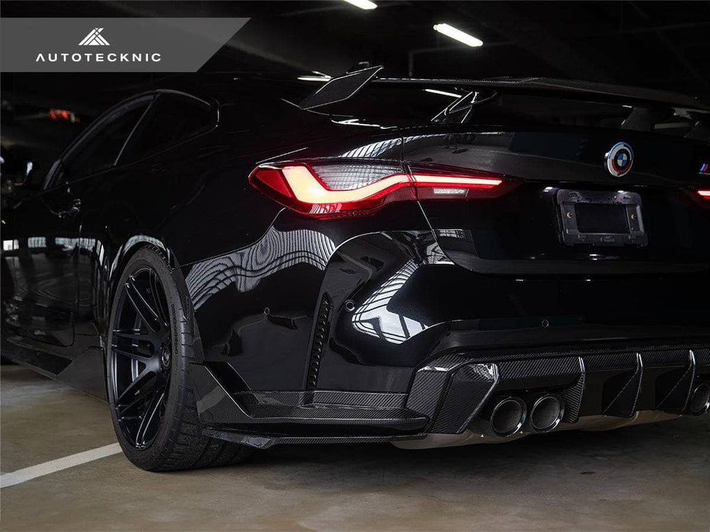 AutoTecknic Dry Carbon Rear Splitter Winglet Set - BMW G80/ G81 M3 | G82/ G83 M4