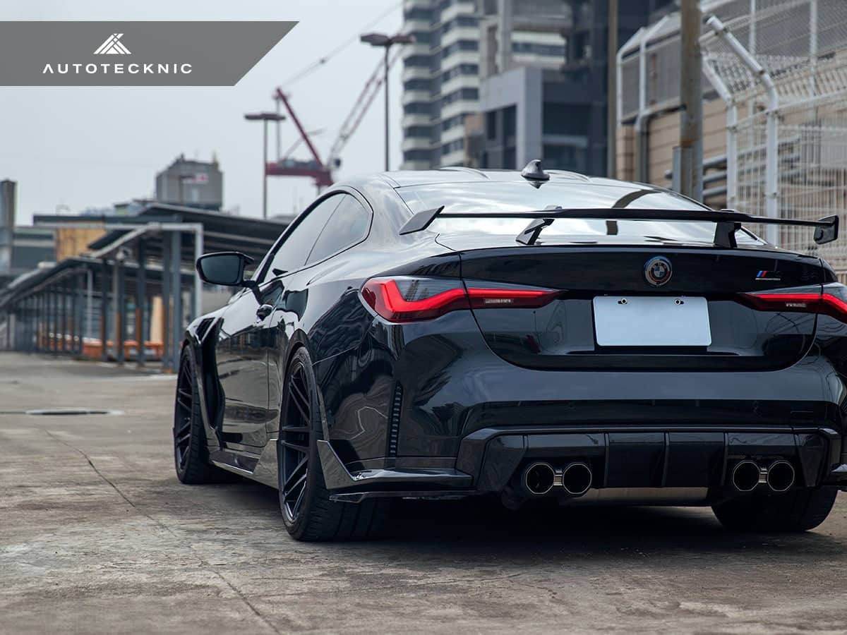 AutoTecknic Dry Carbon Rear Splitter Winglet Set - BMW G80/ G81 M3 | G82/ G83 M4
