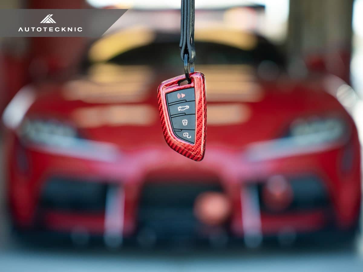 AutoTecknic Dry Carbon Remote Key Case - A90/ A91 Supra 2020-Up