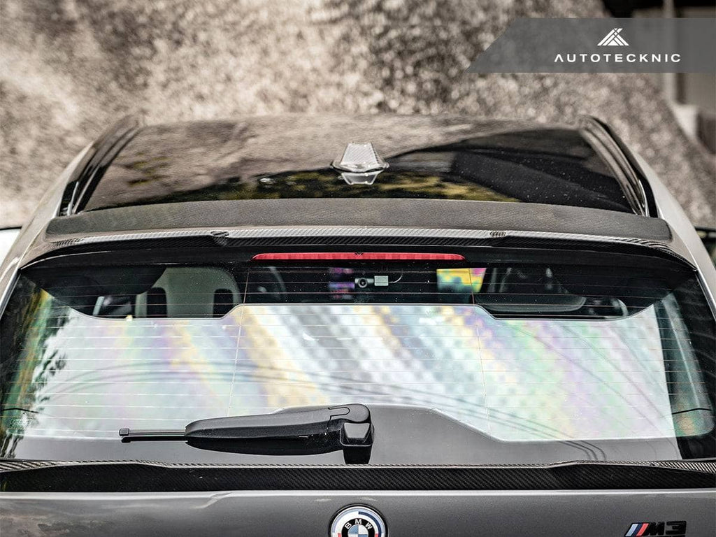 AutoTecknic Dry Carbon Roof Spoiler Add-On - BMW G81 M3
