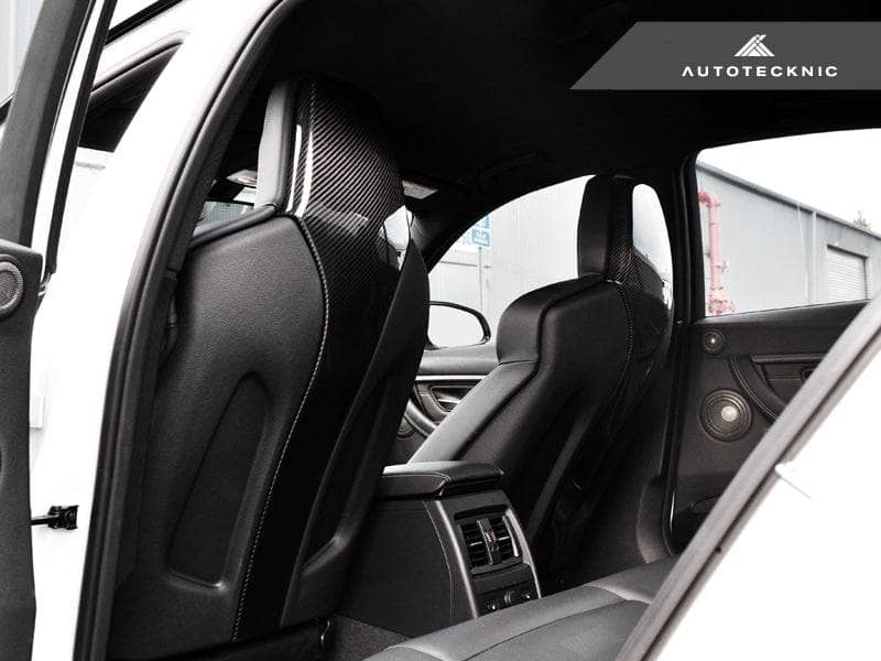 AutoTecknic Dry Carbon Seat Back Cover - BMW F87 M2 Competition | F80 M3 | F82 M4