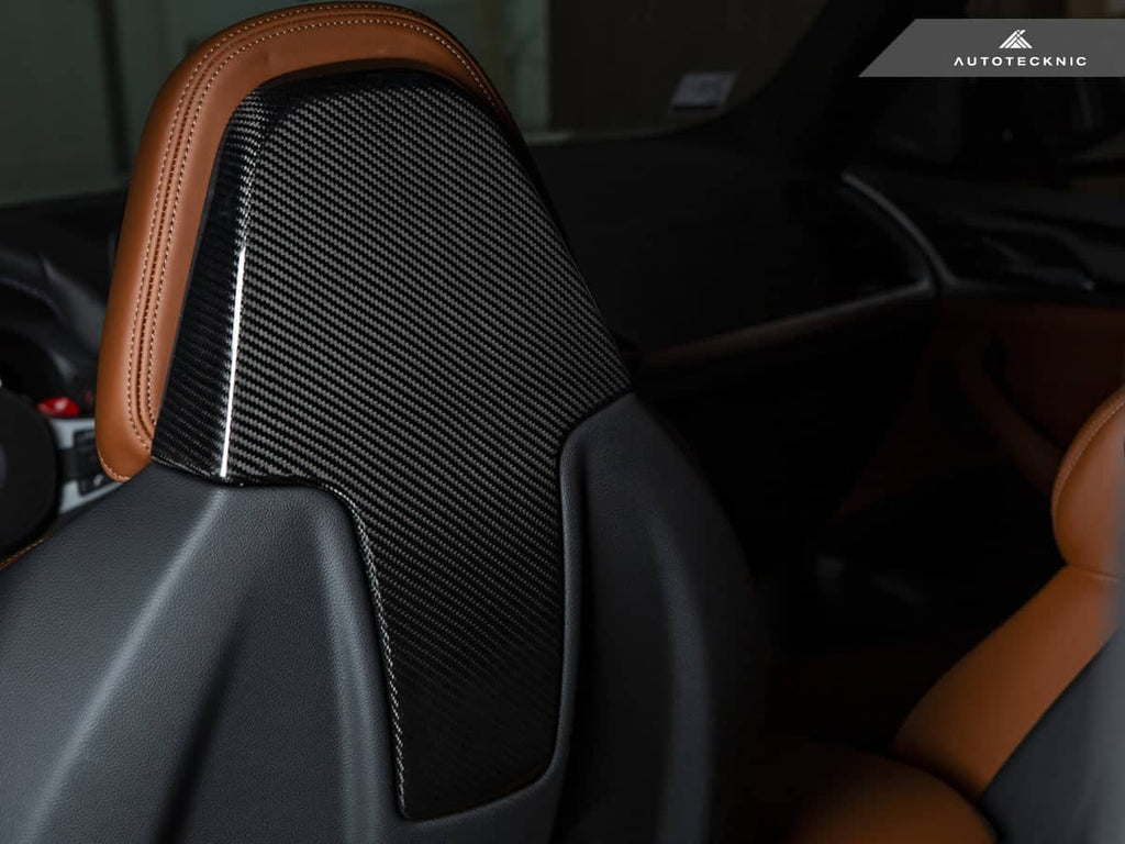 AutoTecknic Dry Carbon Seat Back Cover Set - BMW F97 X3M | F98 X4M