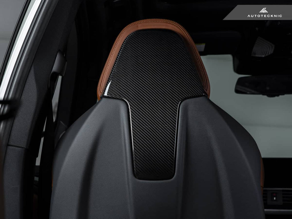 AutoTecknic Dry Carbon Seat Back Cover Set - BMW F97 X3M | F98 X4M