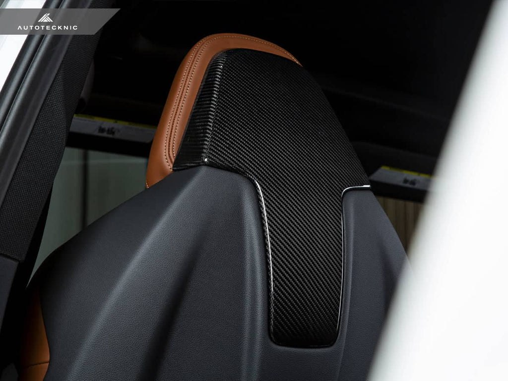 AutoTecknic Dry Carbon Seat Back Cover Set - BMW F97 X3M | F98 X4M